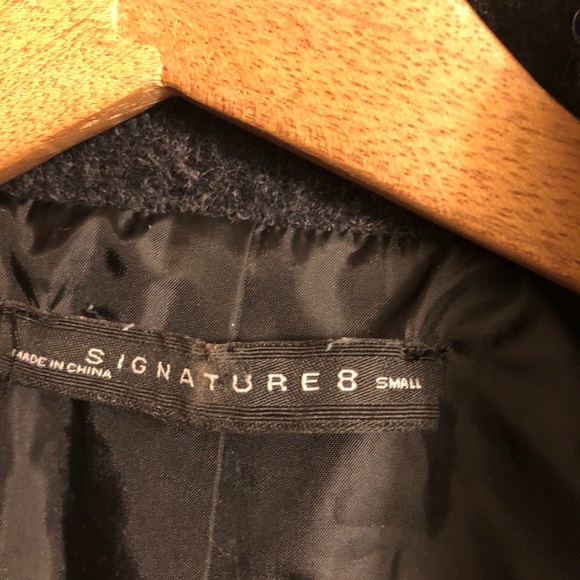 Signature 8 Wool Motto Jacket Charcoal Gray Size S - Picture 3 of 5